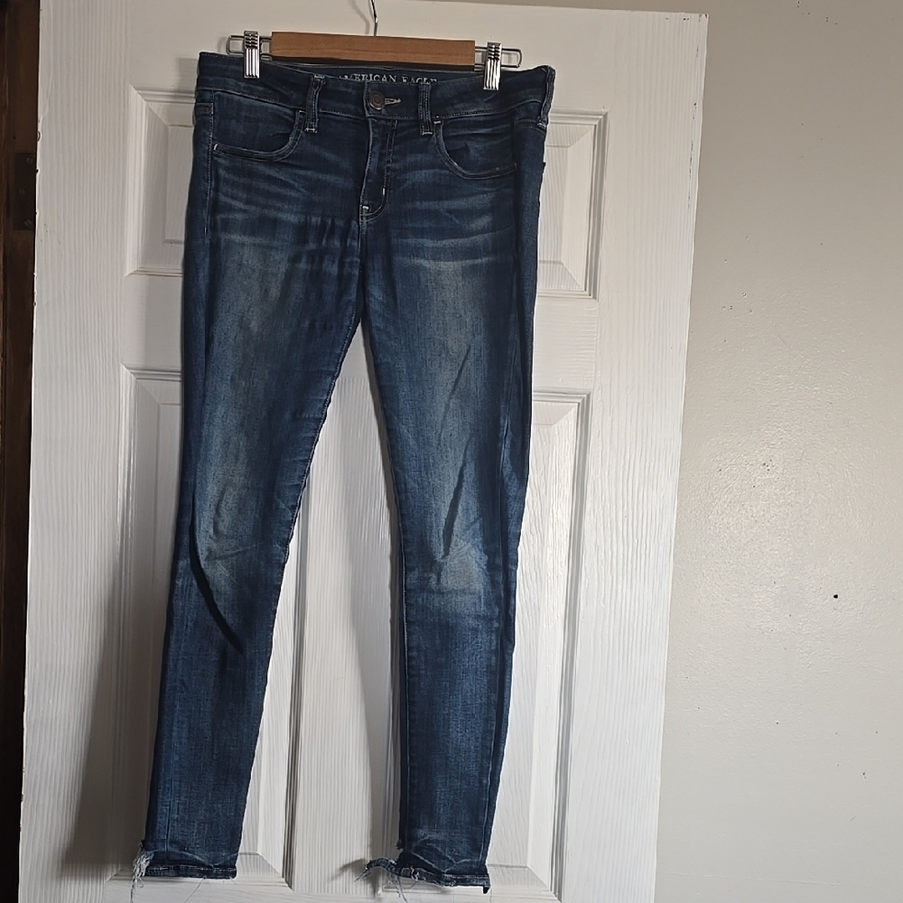 American Eagle Outfitters Blue Skinny Jeans Modern Fit